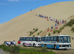 Te Paki Tourists